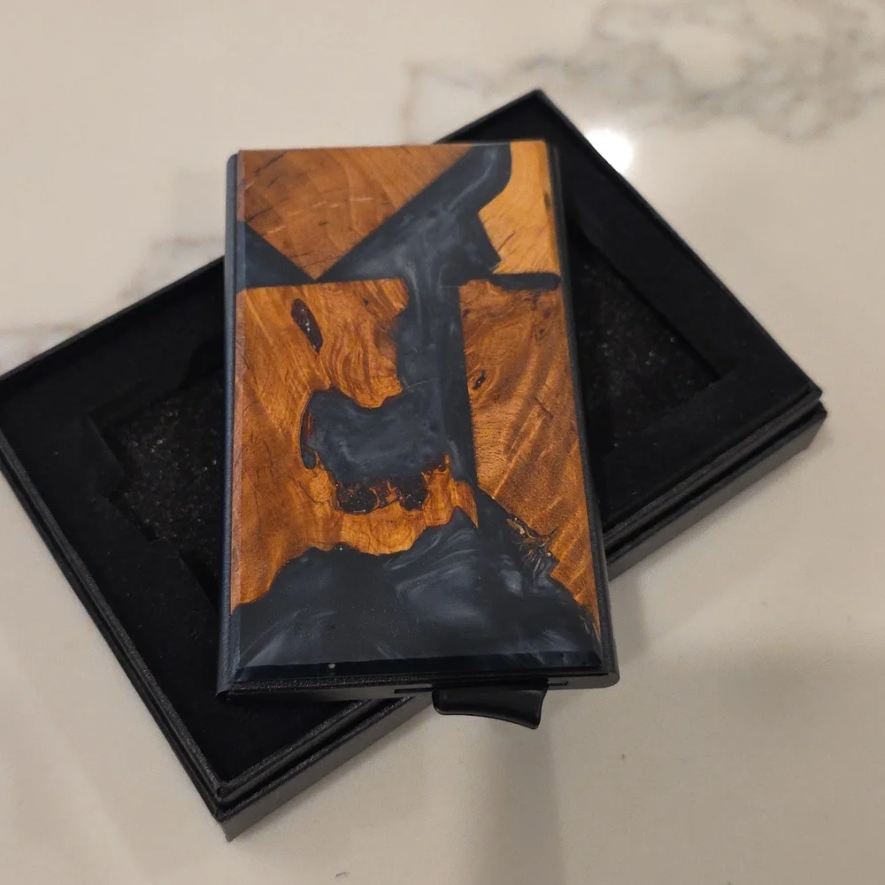 NEW Credit Card Holder Wood x Resin Wallets